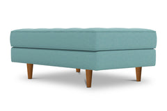 Monroe Ottoman :: Leg Finish: Pecan / Size: 28x48