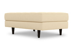Monroe Ottoman :: Leg Finish: Espresso / Size: 28x48