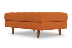 Monroe Ottoman :: Leg Finish: Pecan / Size: 28x48