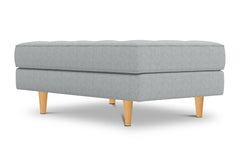 Monroe Ottoman :: Leg Finish: Natural / Size: 28x48