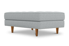 Monroe Ottoman :: Leg Finish: Pecan / Size: 28x48