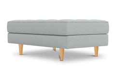 Monroe Ottoman :: Leg Finish: Natural / Size: 28x48