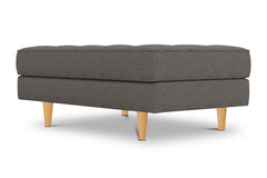 Monroe Ottoman :: Leg Finish: Natural / Size: 28x48