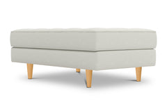 Monroe Ottoman :: Leg Finish: Natural / Size: 28x48