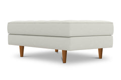 Monroe Ottoman :: Leg Finish: Pecan / Size: 28x48