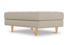 Monroe Ottoman :: Leg Finish: Natural / Size: 28x48