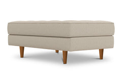 Monroe Ottoman :: Leg Finish: Pecan / Size: 28x48