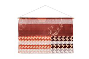 Abstraction In Terracotta Wall Hanging by Lola Terracota