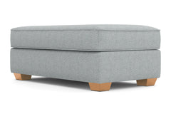 Catalina Ottoman :: Leg Finish: Natural / Size: 28x48