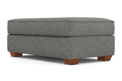 Catalina Ottoman :: Leg Finish: Pecan / Size: 28x48