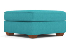 Catalina Ottoman :: Leg Finish: Pecan / Size: 39x39