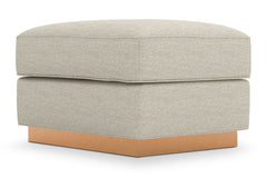 Harper Ottoman :: Leg Finish: Natural / Size: 23x30