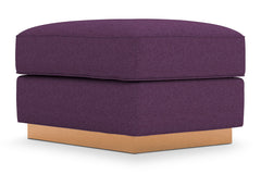 Harper Ottoman :: Leg Finish: Natural / Size: 23x30