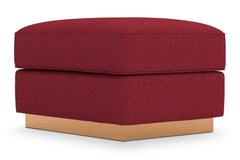 Harper Ottoman :: Leg Finish: Natural / Size: 23x30