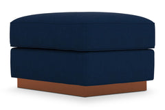 Harper Ottoman :: Leg Finish: Pecan / Size: 23x30