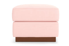 Harper Ottoman :: Leg Finish: Pecan / Size: 23x30