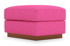 Harper Ottoman :: Leg Finish: Pecan / Size: 23x30