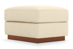 Harper Ottoman :: Leg Finish: Pecan / Size: 23x30