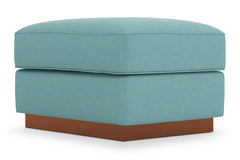 Harper Ottoman :: Leg Finish: Pecan / Size: 23x30