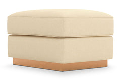 Harper Ottoman :: Leg Finish: Natural / Size: 23x30