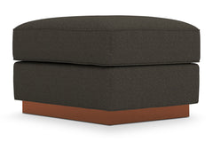 Harper Ottoman :: Leg Finish: Pecan / Size: 23x30