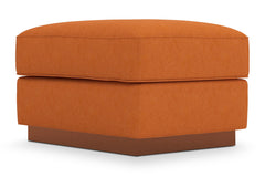 Harper Ottoman :: Leg Finish: Pecan / Size: 23x30