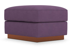 Harper Ottoman :: Leg Finish: Pecan / Size: 23x30