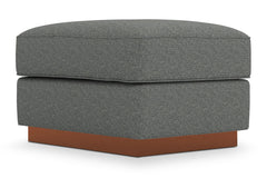 Harper Ottoman :: Leg Finish: Pecan / Size: 23x30