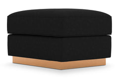 Harper Ottoman :: Leg Finish: Natural / Size: 23x30
