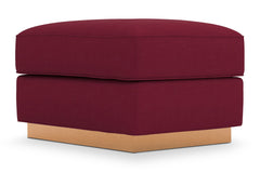 Harper Ottoman :: Leg Finish: Natural / Size: 23x30