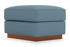 Harper Ottoman :: Leg Finish: Pecan / Size: 23x30