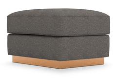 Harper Ottoman :: Leg Finish: Natural / Size: 23x30