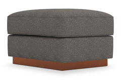 Harper Ottoman :: Leg Finish: Pecan / Size: 23x30