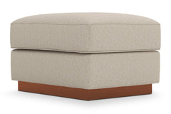 Harper Ottoman :: Leg Finish: Pecan / Size: 23x30