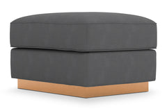 Harper Ottoman :: Leg Finish: Natural / Size: 23x30