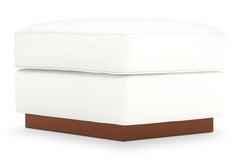 Harper Ottoman :: Leg Finish: Pecan / Size: 23x30