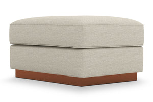 Harper Ottoman :: Leg Finish: Pecan / Size: 25x35