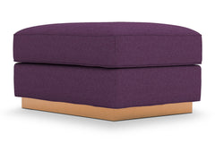 Harper Ottoman :: Leg Finish: Natural / Size: 25x35