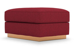 Harper Ottoman :: Leg Finish: Natural / Size: 25x35