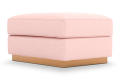 Harper Ottoman :: Leg Finish: Natural / Size: 25x35