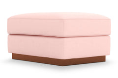 Harper Ottoman :: Leg Finish: Pecan / Size: 25x35