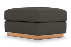 Harper Ottoman :: Leg Finish: Natural / Size: 25x35