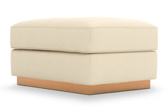 Harper Ottoman :: Leg Finish: Natural / Size: 25x35