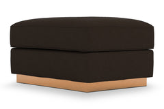 Harper Ottoman :: Leg Finish: Natural / Size: 25x35