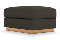 Harper Ottoman :: Leg Finish: Natural / Size: 25x35