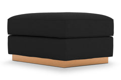 Harper Ottoman :: Leg Finish: Natural / Size: 25x35