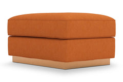 Harper Ottoman :: Leg Finish: Natural / Size: 25x35