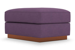 Harper Ottoman :: Leg Finish: Pecan / Size: 25x35