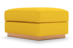 Harper Ottoman :: Leg Finish: Natural / Size: 25x35
