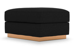 Harper Ottoman :: Leg Finish: Natural / Size: 25x35